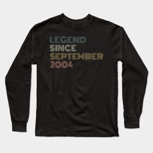 Legend Since September 2004 Long Sleeve T-Shirt